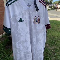 Adidas Authentic Mexico Mens Soccer Jersey Size Large 