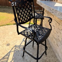 Patio barstools 