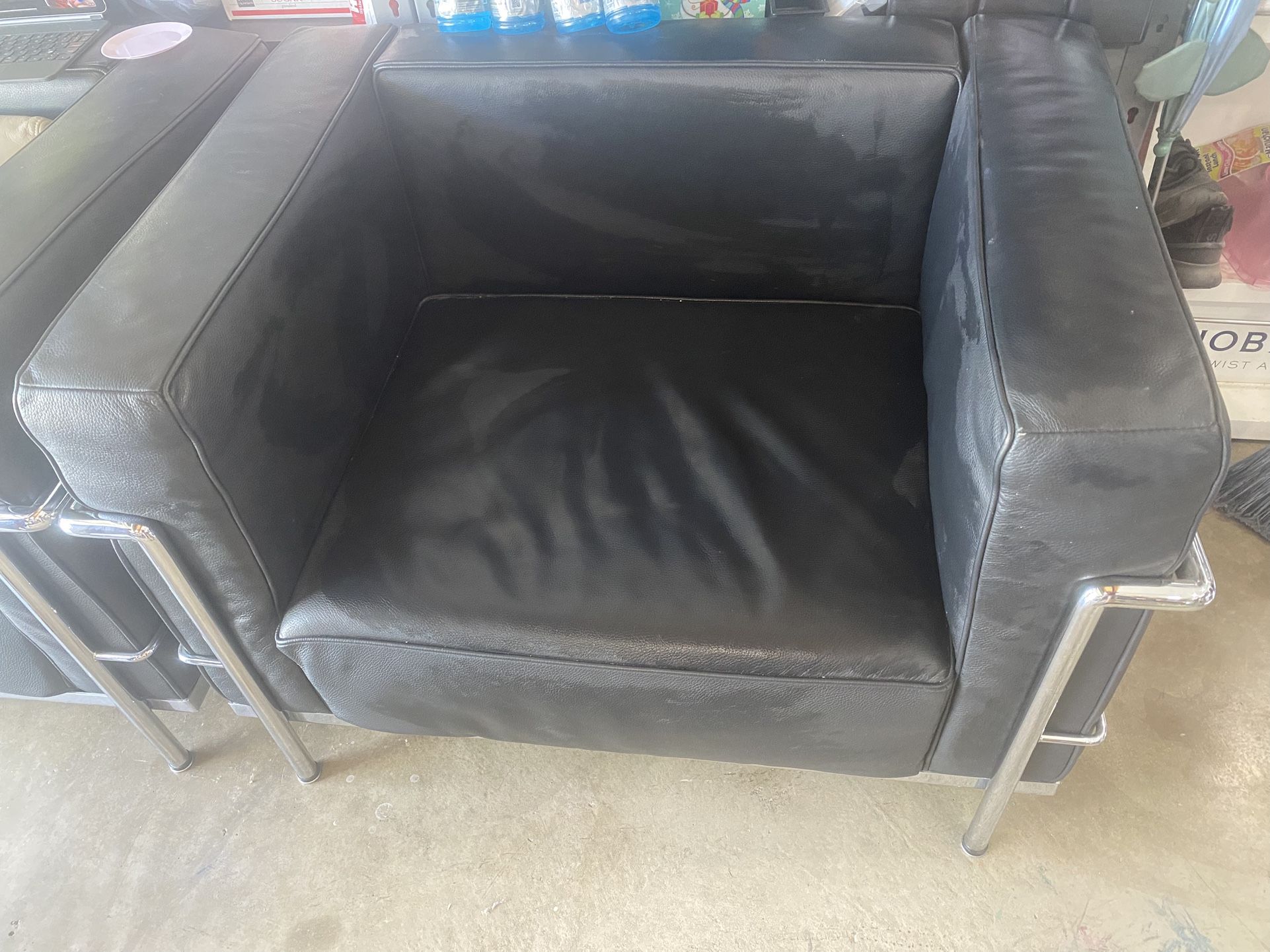 Small Black Personal Couch