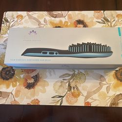 Brand New Sutra Heated Flat Iron Brush with infrared heat, negative ion technology, up to 450*