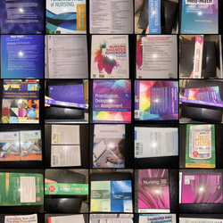 NURSING BOOKS! 17+ items including books, access codes (Evolve) and drug books
