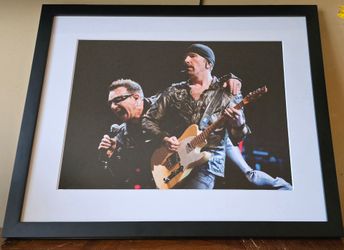 Bono & The Edge Limited Edition Framed Photo Print