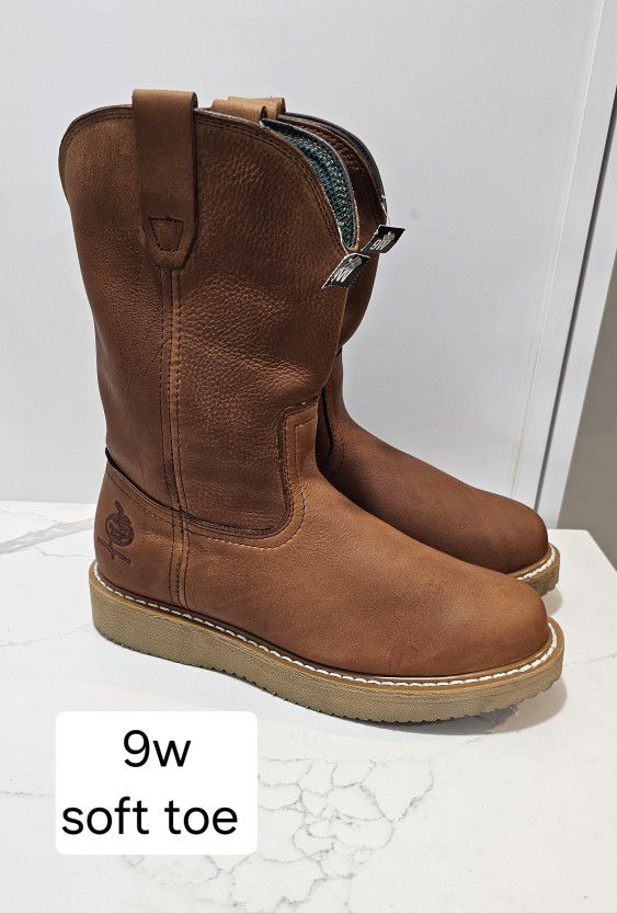 Georgia Soft Toe Work Boots Size 9