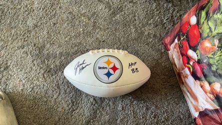 Signed Steelers football HOF 88