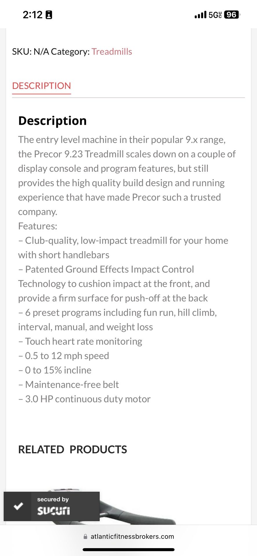 Precor 9.23 manual hotsell