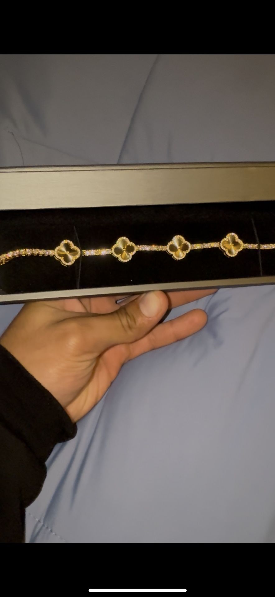 Vs1 Flower Set Lab Diamond Bracelet