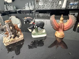 Vintage Animal Whiskey Decanters