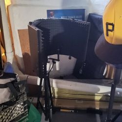 Studio Equipment With Intfect Mic Headphones 