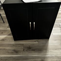 Black Kitchen Cabinet New