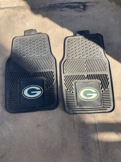 Green Bay Packers Car Mats, License Plate And more ! 60.00 OBO!