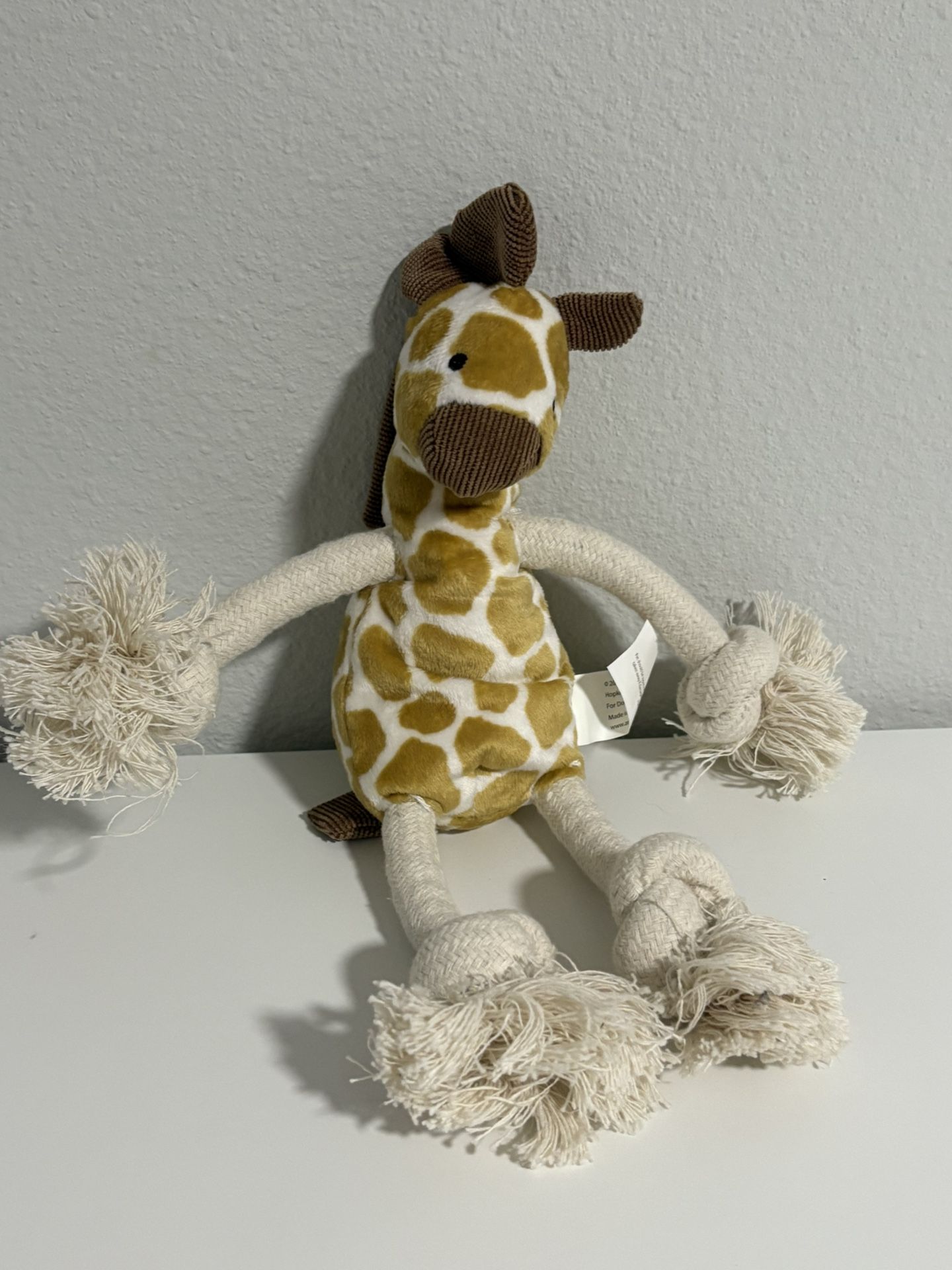 Dog Toy – Giraffe Rope Plush