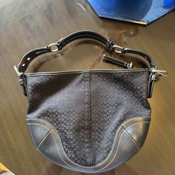 Vintage Hobo Coach Shoulder Bag