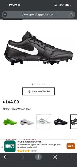 Football cleats size 7.5 men’s