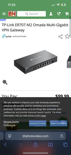 Tp-link Omada Multi Gigabit VPN Gateway