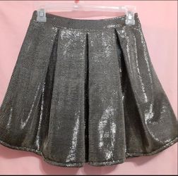 Short Silver and Gold Skirt