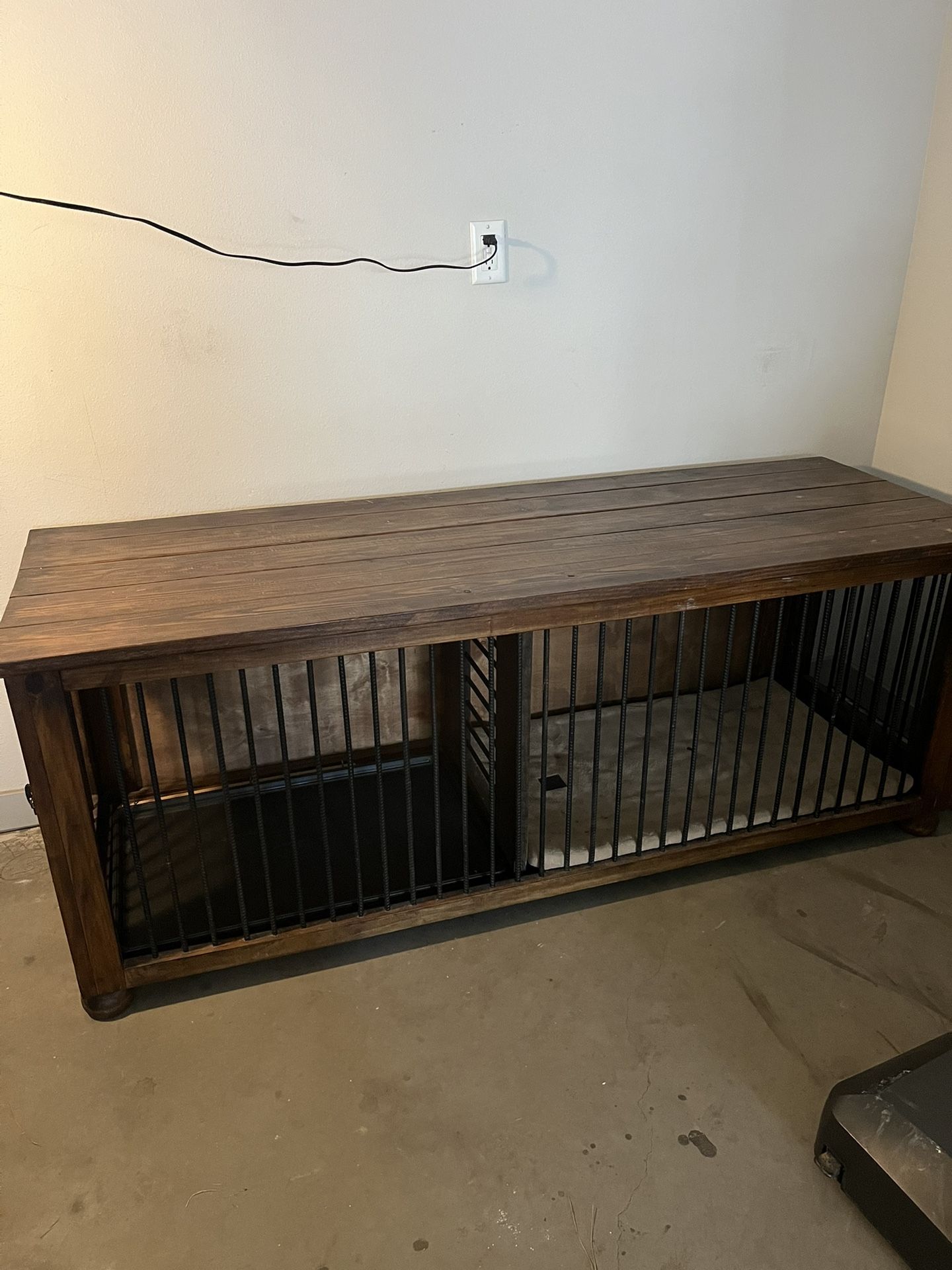Wood Dog Crate