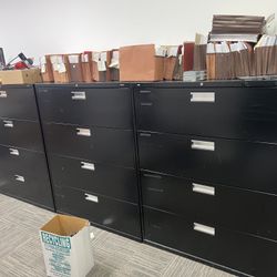 File Cabinets, And Mini Fridge