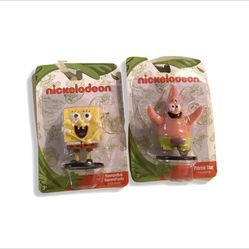 SpongeBob SquarePants & Patrick Star Toy Figurine Figure Cake Topper Set NEW lot