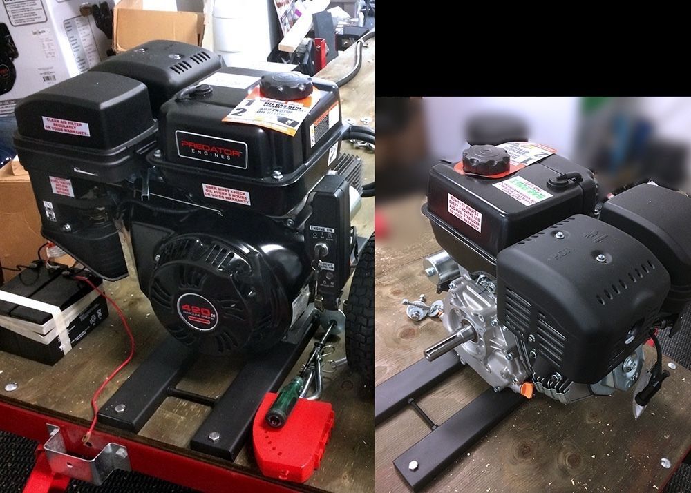 PREDATOR 14 HP 420cc OHV Horizontal Shaft Gas Engine W/ start motor