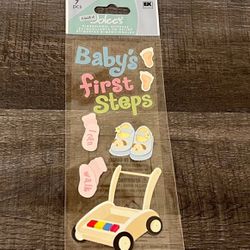 New Jolee’s Baby’s First Steps Dimensional Scrapbook Stickers