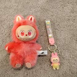 Labubu The Monsters Plush & Keychain