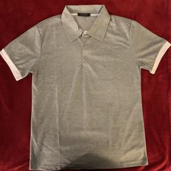 Grey Collar Shirt 