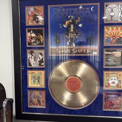 Carlos Santana autographed collage