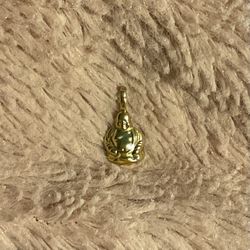 Buddha 14k Solid Gold Charm