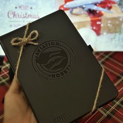 Custom engraved notebooks