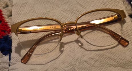 Women's Gold Versace eyeglasses