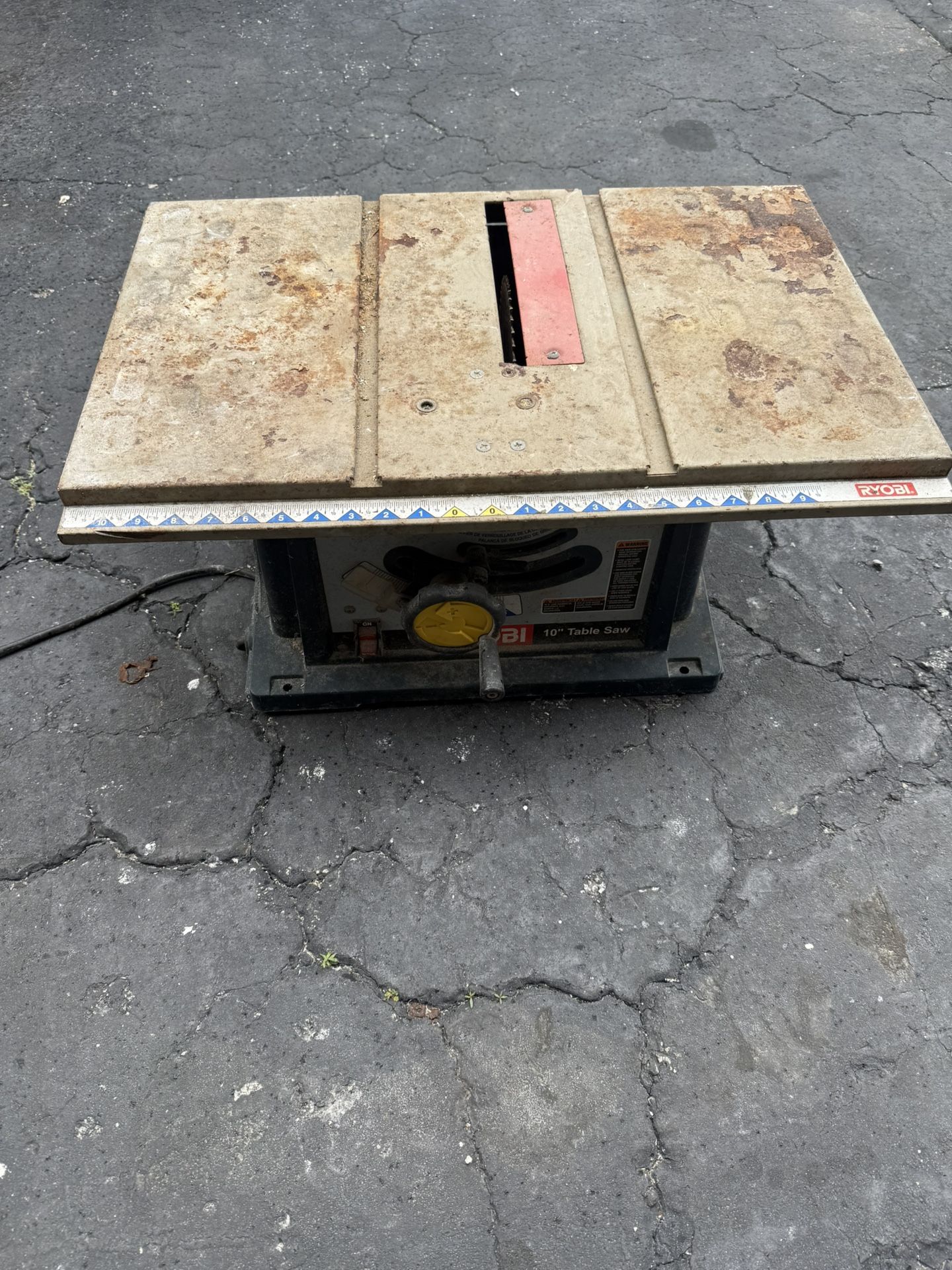 Ryobi 10” Table Saw
