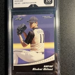 Shohei Ohtani Graded Baseball Cards- $$$ Below