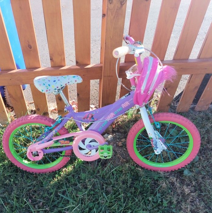16" Girls Bike Dream Works Trolls