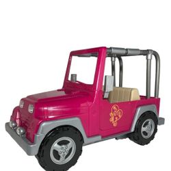 Large Toy Jeep For 18 Inch Dolls 