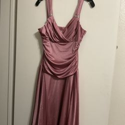 Speechless elegant fancy pink short dress used one time size Large 