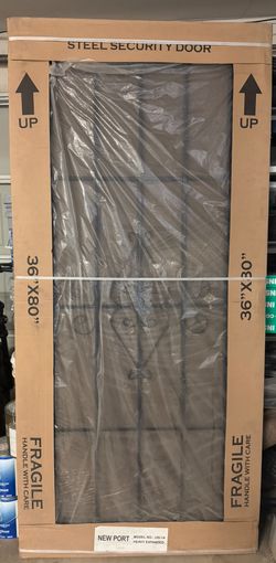 NEW SECURITY DOOR 