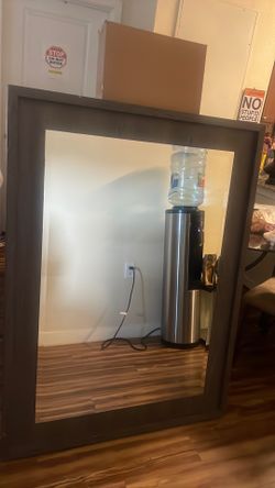 Dresser Mirror! Used as a Floor Mirror… Big and Heavy Duty!