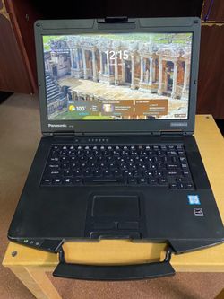Panasonic toughbook CF-54 laptop computer touchscreen  Intel core i5-6300 @ 2.40 GHz  8GB RAM  256 GB SSD Windows 11 pro. Nothing wrong. NO TRADES. Pi