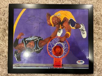 Lamar Odom Lakers Signed Autograph Picture Frame