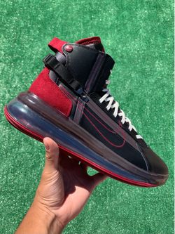 NIKE AIR MAX 720 SATURN “BLACK / TEAM RED” (Size 10.5, Men’s)