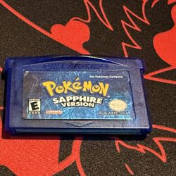 Pokemon Sapphire Version GBA