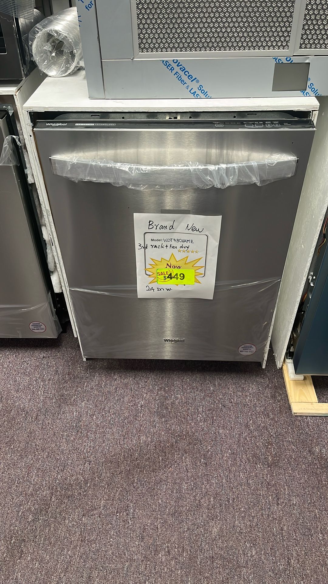 Dishwasher Stainless Steel New Open Box