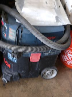 Bosch Hepa Vacuum VAC090AH Professional Dust Extractor Concrete Grinder  6 new bags 6 bolsas nuevas
