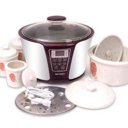 TIANJI Smart 4 Ceramic Pot Electric Stew Pot DGD33-32EG 4-in-1 3.2L+2x0.65L+0.45L, Retail $140!!!!