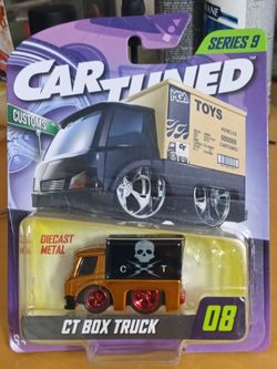 Car Tuned CT BOX TRUCK RED BOTTOM CHASE CUSTOM! READ!! Hot Wheels Super Treasure Hunt