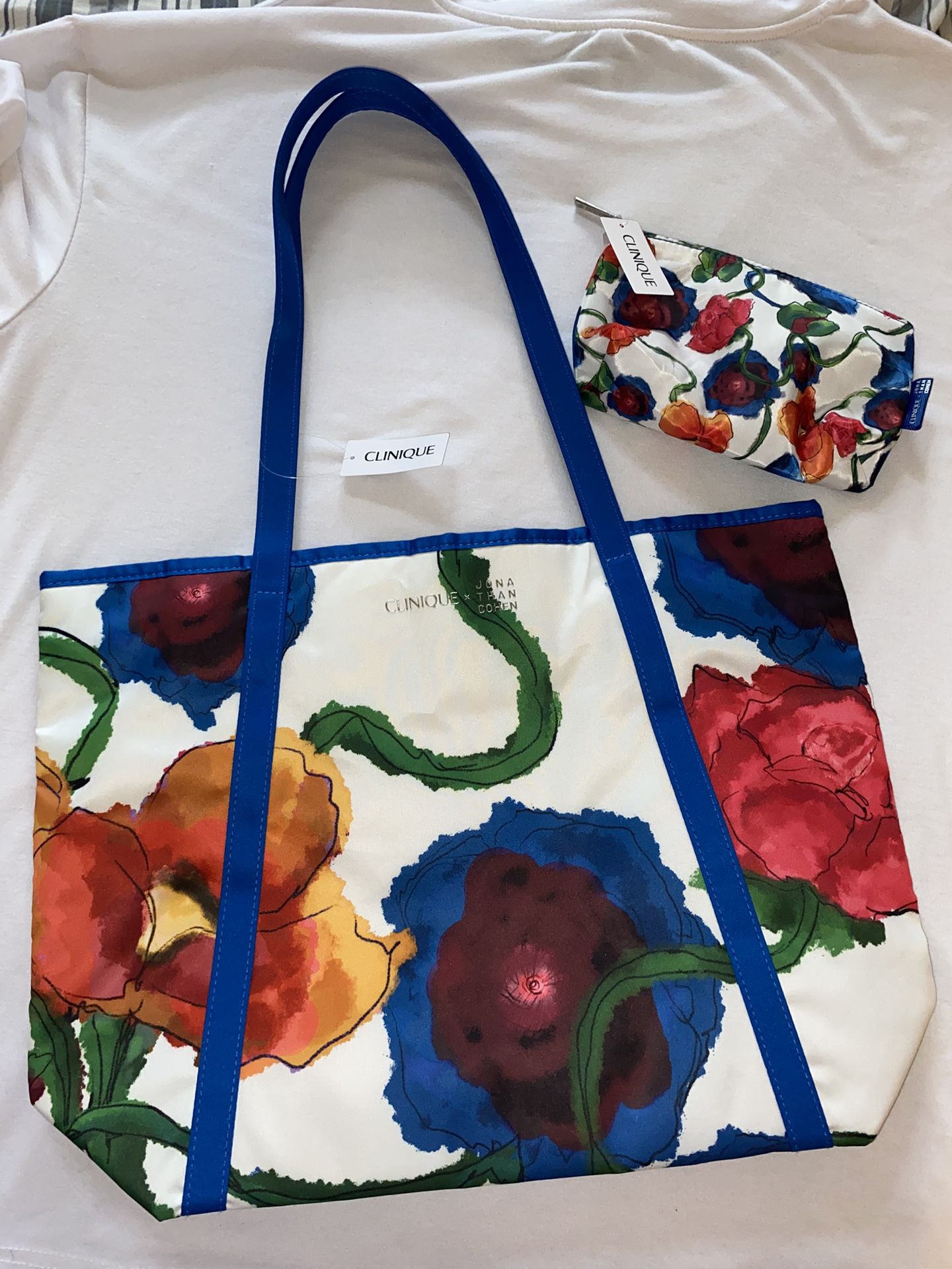 Clinique Tote Bag And Mini Bag 