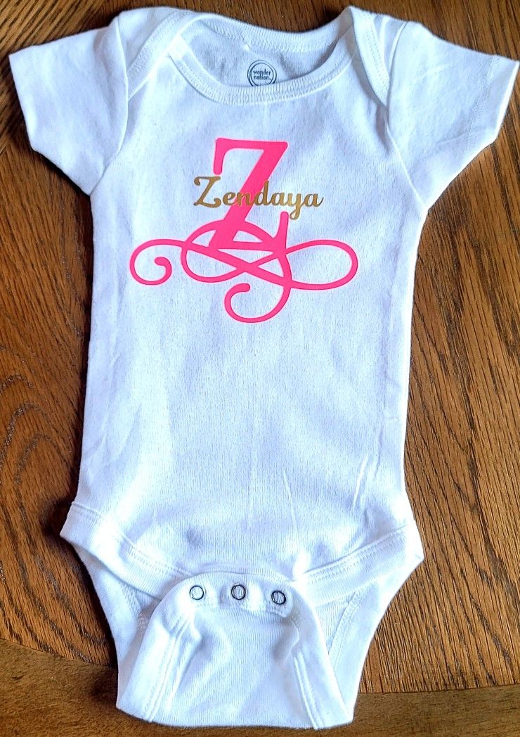 Custom Baby Name Onesies