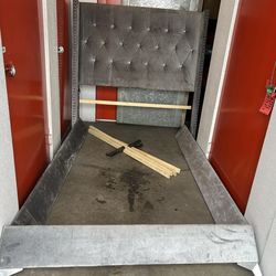 Bed frame and dresser