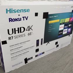 Hisense 65” 4K Roku Smart Tv 