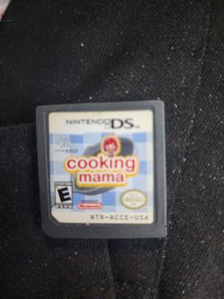Nintendo DS  cooking mama game